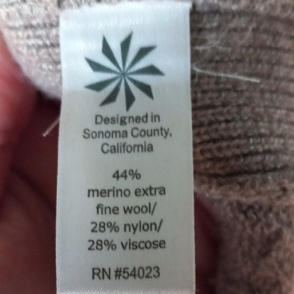 Athleta Thermal Honeycomb Merino Wool Blend Sweater sz M - Picture 5 of 5